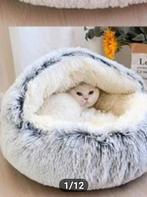 Kattemand of nest beige kleur met kattenvoer, Ophalen of Verzenden, Zo goed als nieuw, Pluche