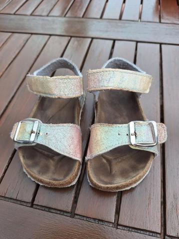 Sandalen maat 25, regenboog glitter. beschikbaar voor biedingen