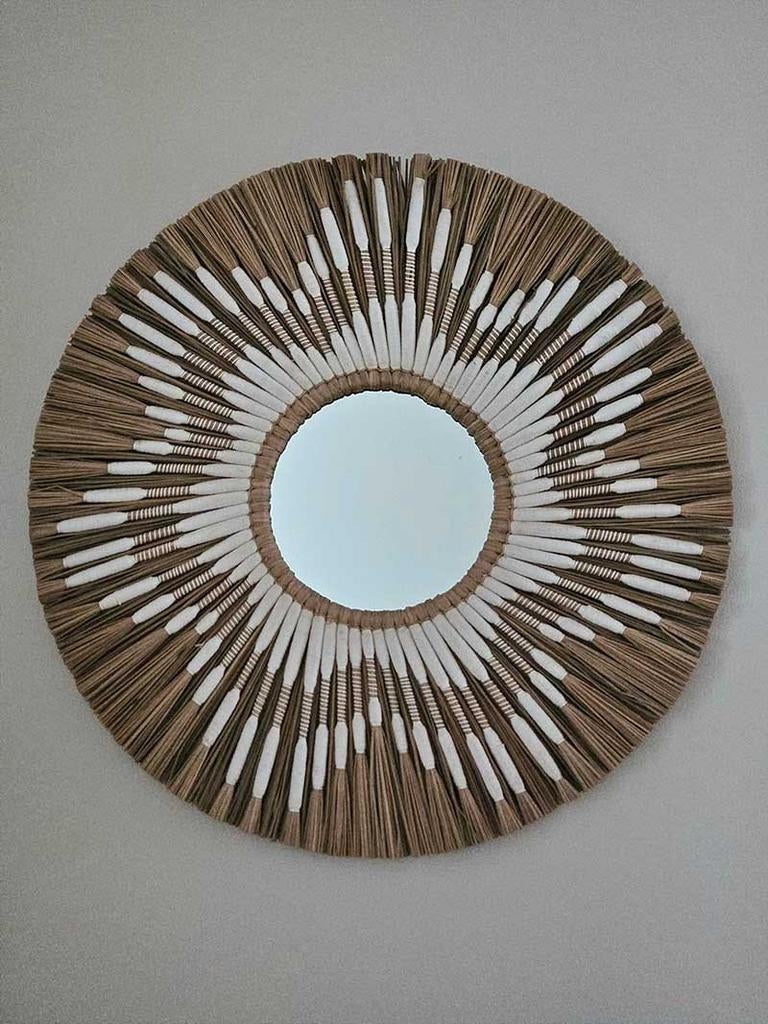 Wandspiegel Reza uit Bali 2 uit Bali, Ophalen of Verzenden, Minder dan 100 cm, Tropical home, Rechthoekig