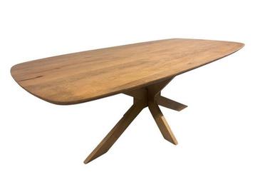 Eettafel “SORA” Deens Ovaal 200x100 Houten Poot Japandi beschikbaar voor biedingen