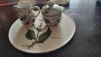 bord en suiker/melk stel - botanica - villeroy &  boch, Antiek en Kunst, Ophalen of Verzenden