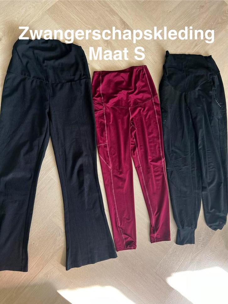 Zwangerschapsbroeken Maat S - Set van 3, Kleding | Dames, Positiekleding, Gedragen, Broek of Spijkerbroek, Maat 36 (S), Zwart