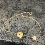 14k gouden armband klavervier model