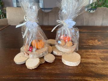 Gehaakte giftset herfst, herfstdecoratie, pompoen beschikbaar voor biedingen