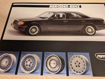 RemOtec tuner Mercedes w124 éérste type brochure izgst  beschikbaar voor biedingen