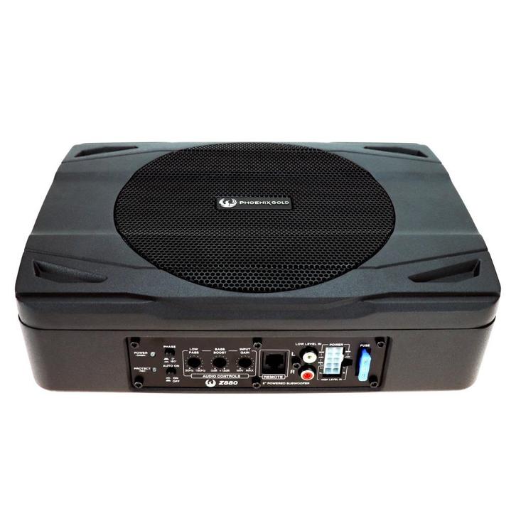 Phoenix Gold Z880 8" Compacte Aktieve Subwoofer, Auto diversen, Autospeakers, Nieuw, Verzenden