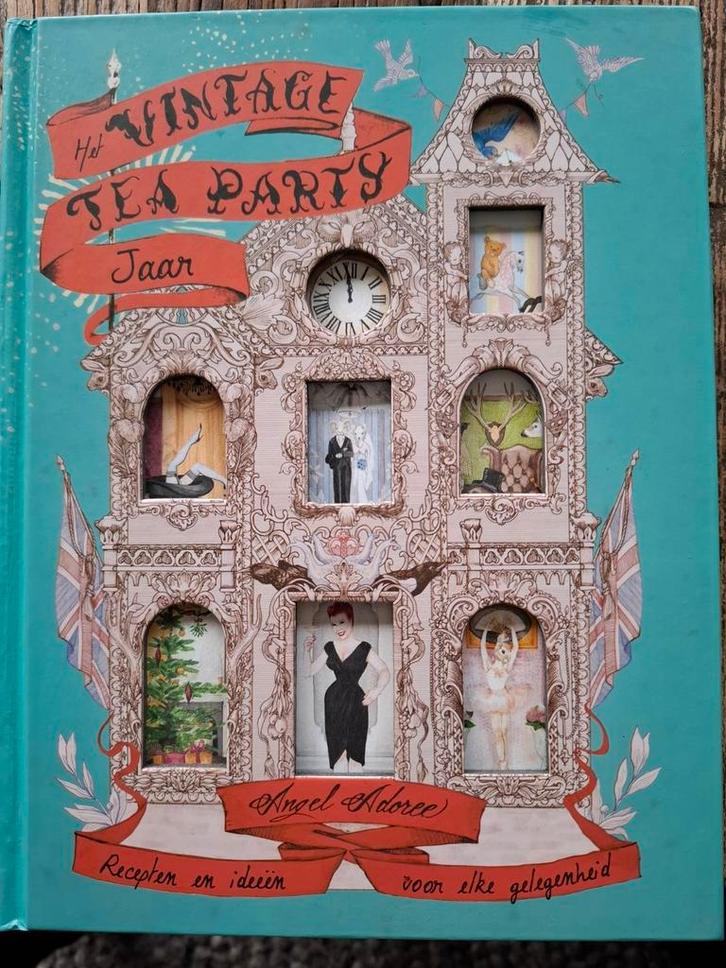 Angel Adoree - Het vintage tea party jaar, Boeken, Kookboeken, Zo goed als nieuw, Spanje, Ophalen of Verzenden
