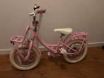 Roze kinderfiets Raaks - 14 inch, Ophalen of Verzenden, Zo goed als nieuw, 14 inch of minder, Handrem