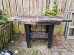 Houten tafel voor tuin, Tuin en Terras, Ophalen, Gebruikt, Rechthoekig, Hout