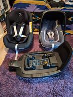 Set Maxi cosi Pebble Pro, Pearl Pro en base Familyfix3, Ophalen, Zo goed als nieuw, Maxi-Cosi, Isofix