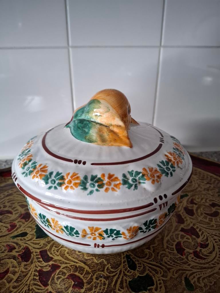 Bobotine aardewerk terrine met deksel, Ophalen of Verzenden