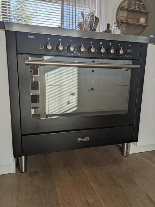 Novocento pelgrim gasfornuis 6-pits en oven, Huis en Inrichting, Keuken | Keukenelementen, Gebruikt, Minder dan 100 cm, 50 tot 100 cm