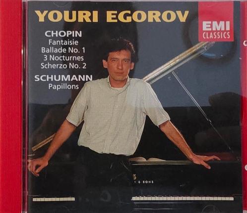 Youri Egorov - Chopin & Schumann (EMI Classics), Cd's en Dvd's, Cd's | Klassiek, Zo goed als nieuw, Kamermuziek, Romantiek, Ophalen of Verzenden