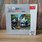 Trefl 3D Puzzel - Panda's - 500 Stukjes, Ophalen of Verzenden, 500 t/m 1500 stukjes, Gebruikt, Legpuzzel