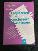 Enquêteren & Gestructureerd Interviewen, Boeken, Ophalen of Verzenden, Gamma, Zo goed als nieuw, HBO