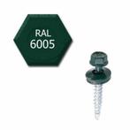 50st 2 kleuren GROEN sandwich paneel schroeven 55 dak wand, Verzenden, Nieuw