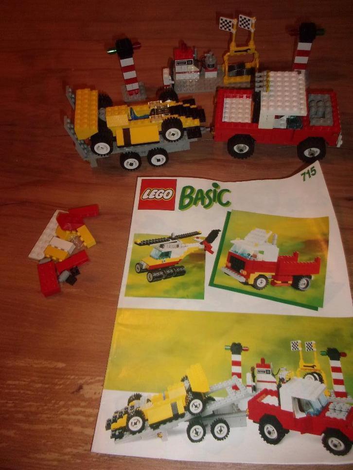 Lego Basic 715-1 Basic Building Set uit 1990, Kinderen en Baby's, Speelgoed | Duplo en Lego, Gebruikt, Lego, Complete set, Ophalen of Verzenden