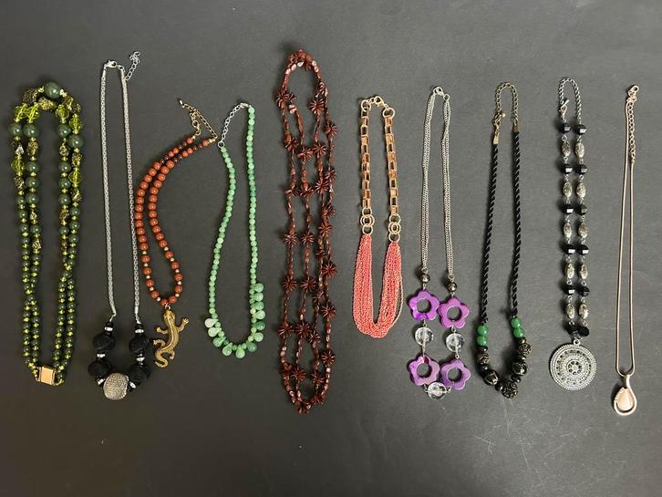 Lot Vintage Kettingen, Sieraden, Tassen en Uiterlijk, Kettingen, Zo goed als nieuw, Overige materialen, Overige kleuren, Ophalen of Verzenden