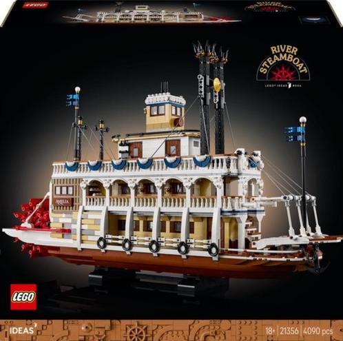 Lego Ideas 21356 Stoomboot (nieuw in doos), Kinderen en Baby's, Speelgoed | Duplo en Lego, Nieuw, Lego, Complete set, Ophalen of Verzenden