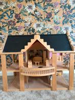 Poppenhuis incl. meubels alles van hout, Ophalen, Gebruikt, Poppenhuis