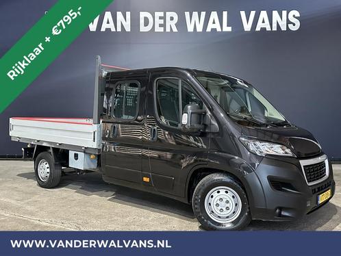 Peugeot Boxer 2.2 Blue HDi 140 pk RIJKLAAR Pick up Dubbele c, Auto's, Bestelauto's, Bedrijf, Te koop, ABS, Airconditioning, Alarm
