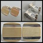 Zilver, 925 Nederlands zilveren manchetknopen, Ophalen of Verzenden, Zilver, Manchetknopen