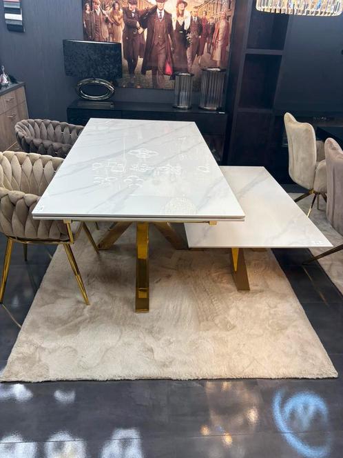 Set eettafel en salontafel nieuw tafels stoelen eric kuster, Huis en Inrichting, Stoelen, Nieuw, Overige materialen, Overige kleuren