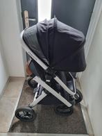 Dubatti baby stroller with rain cover and car seat adapters, Ophalen of Verzenden, Gebruikt, Combiwagen