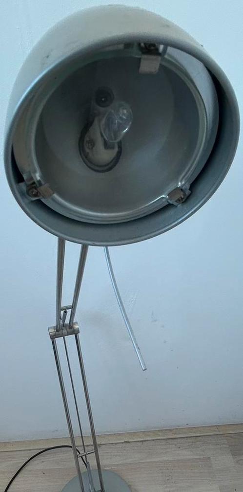 Ikea MCM "Antifoni" Chromen Bureaulamp verstelbare armkop, Huis en Inrichting, Lampen | Vloerlampen, Zo goed als nieuw, Ophalen