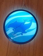 wandlamp dolfijnen voor kinderkamer, Ophalen of Verzenden, Gebruikt, Lamp
