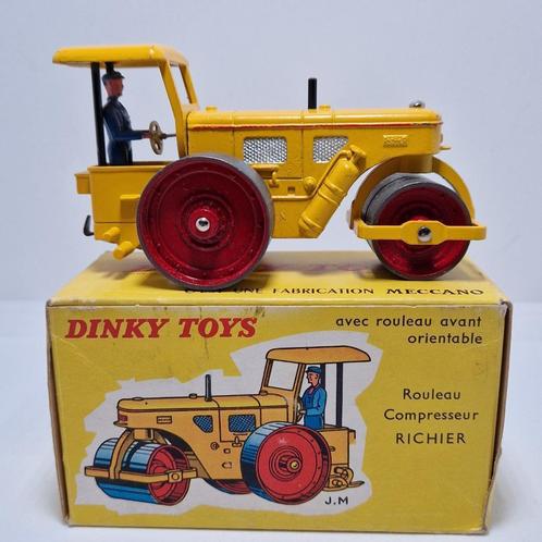 Dinky Toys Meccano 830 Rouleau Compresseur Richier, Hobby en Vrije tijd, Modelauto's | 1:43, Zo goed als nieuw, Tractor of Landbouw