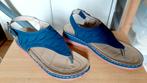 Blauwe slippers sandalen mt 40 NIEUW, Slippers, Blauw, Nieuw, Ophalen of Verzenden