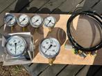 WIKA manoneters 2x 250 Bar 4x 150 Bar, Ophalen of Verzenden, Zo goed als nieuw