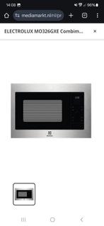 Electrolux MO326GXE Inbouw Combimagnetron, Witgoed en Apparatuur, Magnetrons, Ophalen, Combimagnetron, Oven, Zo goed als nieuw