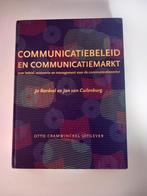 J. Bardoel - Communicatiebeleid en communicatiemarkt, Ophalen of Verzenden, Zo goed als nieuw, J. Bardoel; J. van Cuilenburg