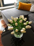 20 stuks tulpen kunstbloemen Dutch tulips tulp wit crème, Ophalen of Verzenden, Nieuw