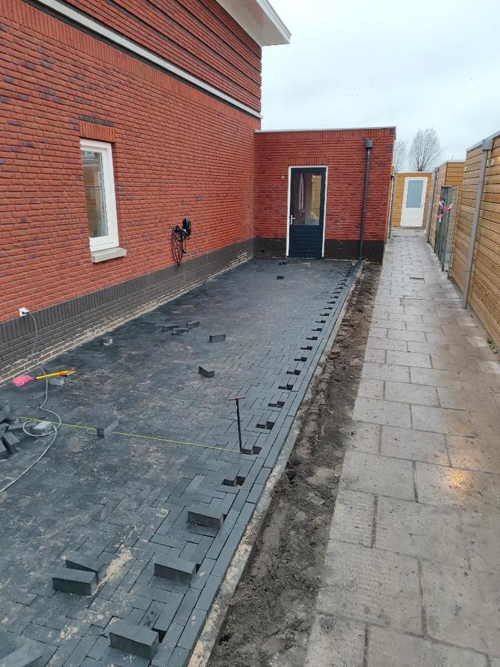 Nieuw - 10m2 Oprit stenen 21x7x8, Tuin en Terras, Tegels en Klinkers, Nieuw, Klinkers, Beton, 10 m² of meer, Gecoat, Ophalen