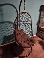 Zwarte hang stoel (ei stoel), Ophalen, Zwart, 50 tot 100 cm, Zo goed als nieuw