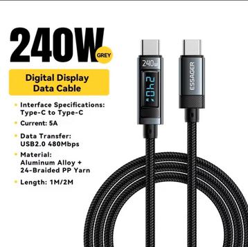 240W USB-C POWER DELIVERY Laad telefoon & laptop supersnel!! beschikbaar voor biedingen