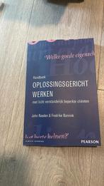 Handboek oplossingsgericht werken met licht verstandelijk be, Boeken, Ophalen of Verzenden, Zo goed als nieuw, F. Bannink; J. Roeden