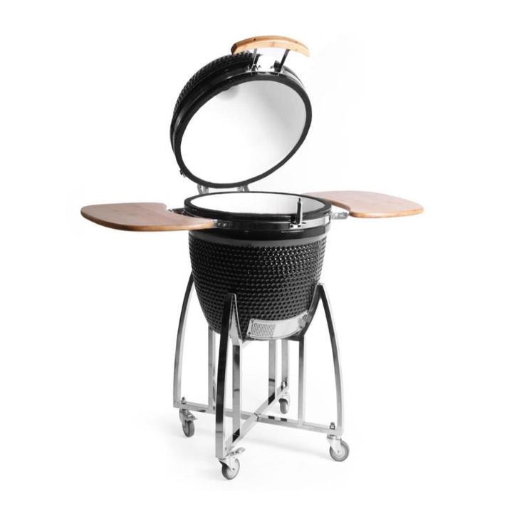 Kamado BBQ 21” incl accessoire set, Tuin en Terras, Houtskoolbarbecues, Nieuw, Met accessoires, Ophalen