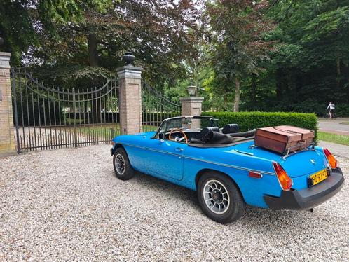 MG-B 1.8 Tourer 1979 Blauw, Auto's, MG, Particulier, B, Benzine, Cabriolet, Handgeschakeld, Geïmporteerd, Blauw, Zwart, Achterwielaandrijving