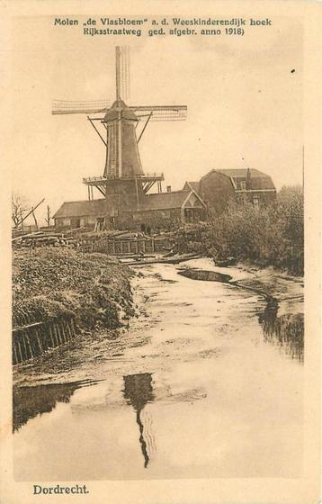 (701-057-027) Dordrecht Molen De Vlasbloem beschikbaar voor biedingen