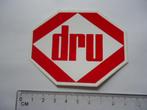 sticker oud DRU ketel gashaard kachel fabriek ulft retro, Verzenden, Zo goed als nieuw, Bedrijf of Vereniging