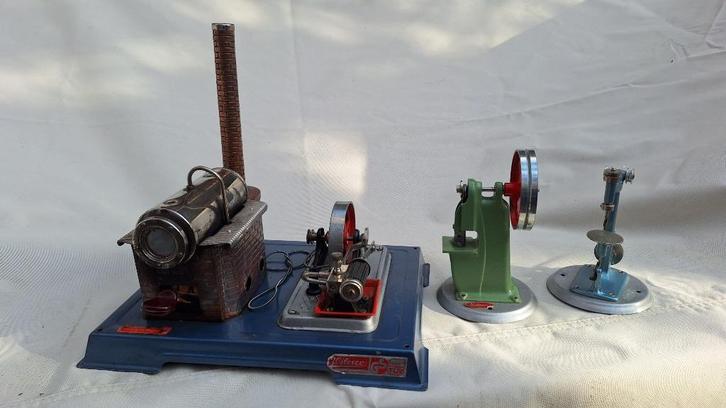 Wilesco stoommachine met toebehoren, Hobby en Vrije tijd, Modelbouw | Auto's en Voertuigen, Gebruikt, Overige typen, Groter dan 1:32