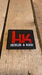 Heckler & Koch patch met velcro, Verzamelen, Ophalen of Verzenden, Marine, Nederland, Embleem of Badge