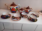 Theeservies met drakenmotief, met 5 kopjes, bieden, Antiek en Kunst, Antiek | Servies compleet, Ophalen of Verzenden