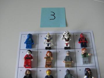 Lego figuren uit verschillende categorieën    beschikbaar voor biedingen