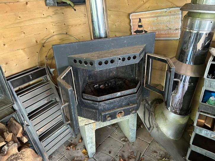 Gebruikte Houtkachel, Huis en Inrichting, Kachels, Gebruikt, Vrijstaand, Houtkachel, Hout, Ophalen