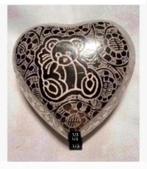 As Urn in hart-vorm, Beer, maat hart 7 x 7 x 4 cm, zwaar, Ophalen of Verzenden